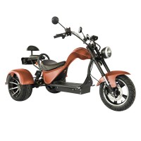 Электроскутер CityCoco SKYBOARD TRIKE CHOPPER-4000 PRO FAST Trike Коричневый