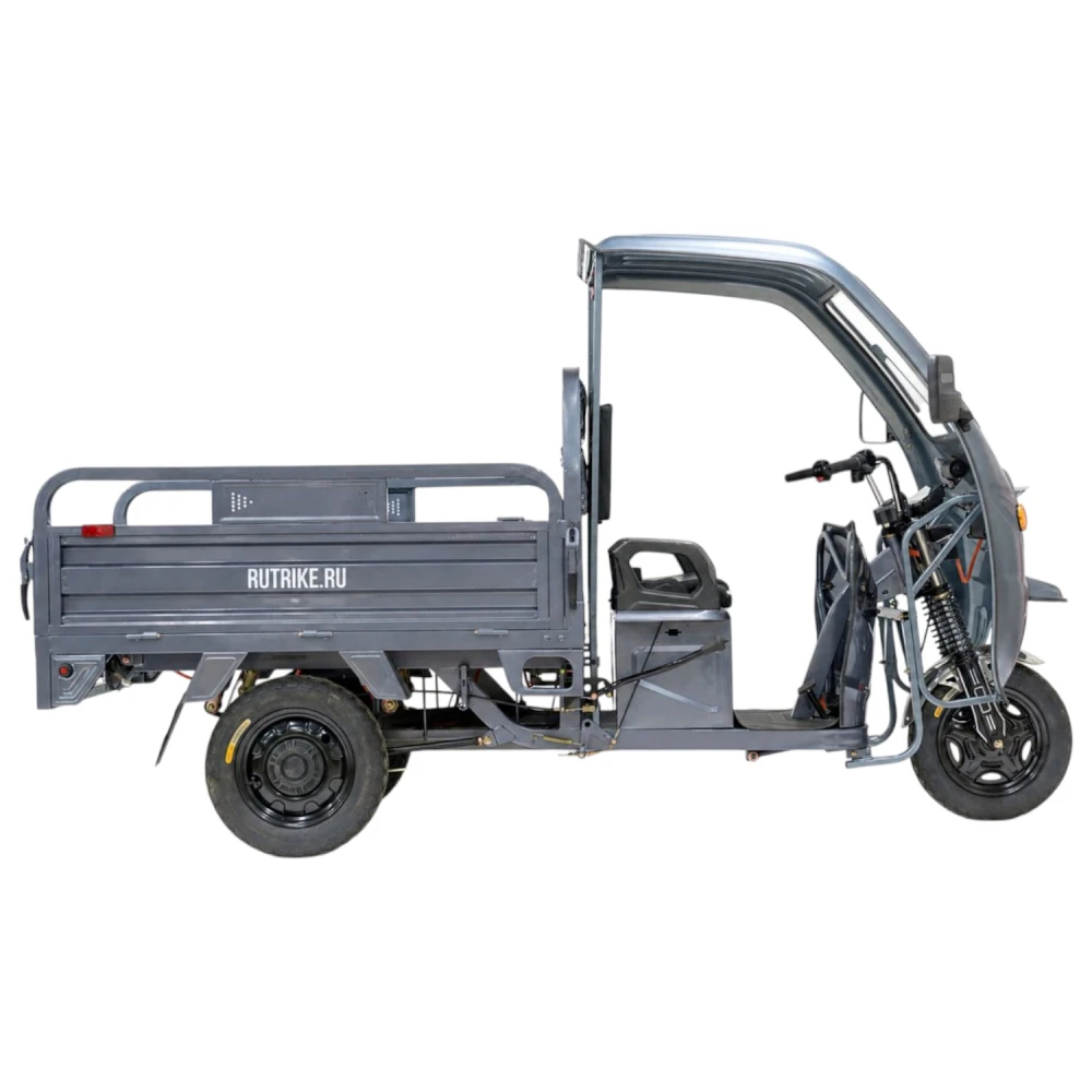 Грузовой электротрицикл Rutrike Вектор Кабина 1500 60V1200W Серый 1